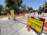 Ανακατασκευάζει τα πεζοδρόμια στην Αμπεριά ο Δήμος Χανίων: Από τη Δευτέρα 01/07 η έναρξη των εργασιών