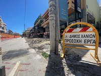 Ανακατασκευάζει τα πεζοδρόμια γύρω από το σχολικό συγκρότημα της ΑΒΕΑ ο Δήμος Χανίων: Από την Τετάρτη 03/07 η έναρξη των εργασιών
